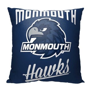 NCAA Monmouth Hawks Alumni Throw Pillow 18x18 Inches - 1 of 2