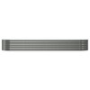 vidaXL Garden Raised Bed Powder-coated Steel 116.5"x31.5"x14.2" Gray - 3 of 4