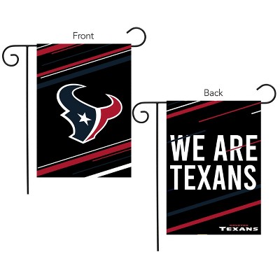 Briarwood Lane Houston Texans Slogan Garden Flag NFL Licensed 12.