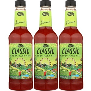 Master of Mixes Bloody Mary Classic - Ready to Use - 1 Liter Bottle (33.8 Fl Oz)-Mixer Perfect for Bartenders and Mixologists - 1 of 3