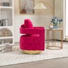 CAVINAS Swivel Accent Chair Modern Armchair Side Chair with Tufted Button for Living Room, Bedroom - 3 of 4