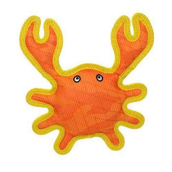 DuraForce Crab Dog Toy  - Orange