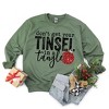 Simply Sage Market Women's Graphic Sweatshirt Tinsel In A Tangle Bulb - 2 of 2