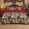 3 Piece Christmas Duvet Cover Bedding Set - 2 of 4