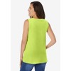 Woman Within Perfect Sleeveless Shirred V-Neck Tunic - 3 of 4