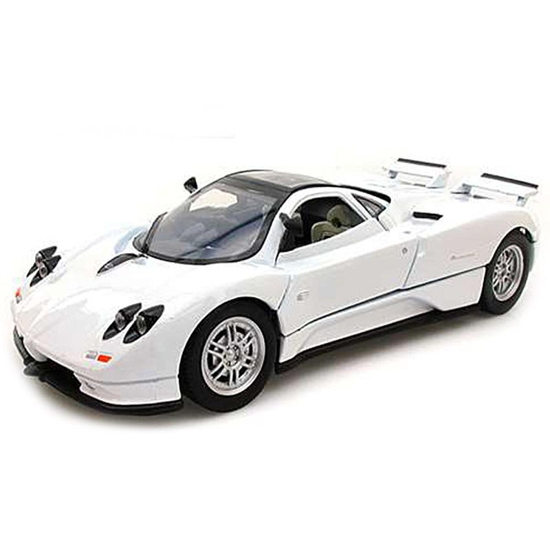 Pagani Zonda C12 White 1/24 Diecast Car Model by Motormax, 2 of 5