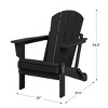 WestinTrends Malibu HDPE Outdoor Folding Poly Adirondack Chair (Set of 2) - image 3 of 4