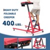 Topside Automotive Creeper, 49.21"-68.89", 400 LBS Capacity,6 Swivel Caster Wheels, Padded Deck,Creeper for Home Garage,Workshop Repair Maintenance - 4 of 4