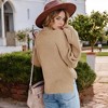 Anna-Kaci Women's Long Sleeve Ribbed Knit Sweater with Drop Shoulder Design - 4 of 4