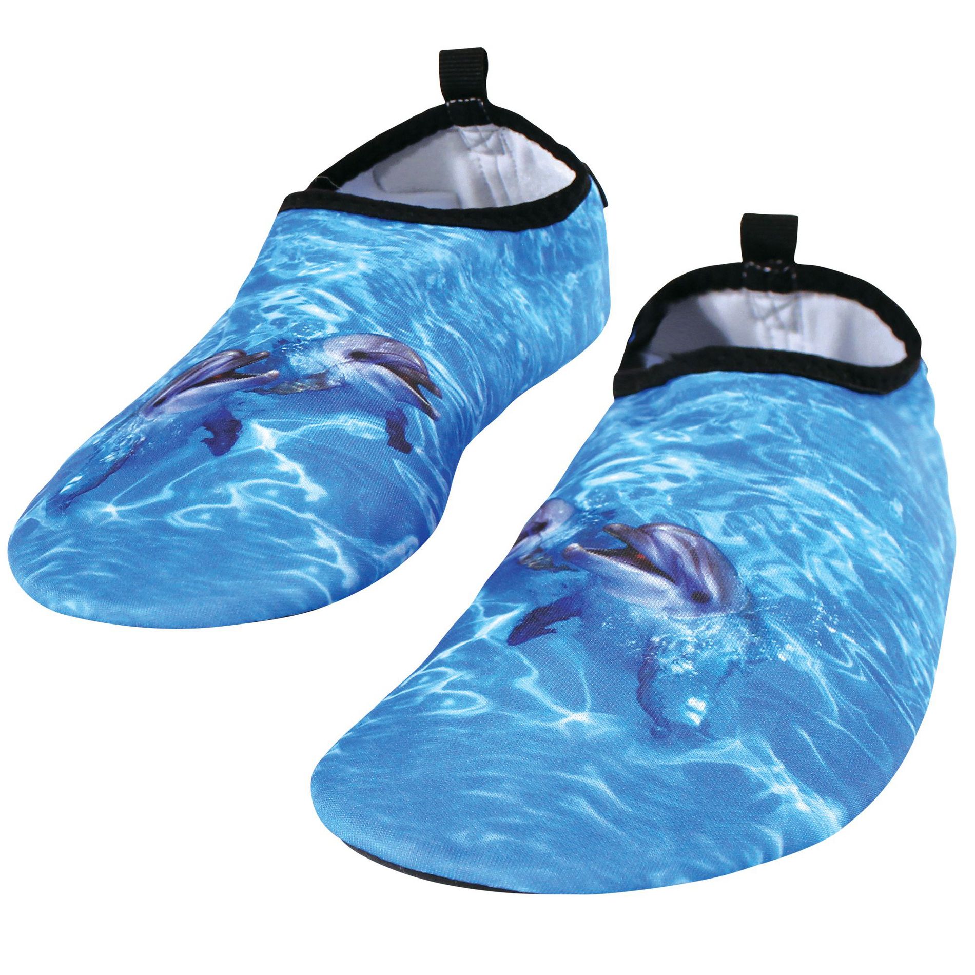 Hudson Baby Kids and Adult Water Shoes for Sports, Yoga, Beach and Outdoors, Dolphins, 38-39/5 Kids/6 Womens