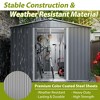 CAVINAS Outdoor Storage Shed with Lockable Doors Weatherproof Garden Shed for Garden, Lawn - 2 of 4