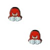 Sonic The Hedgehog 3 Earrings 4-Pair Character Design Stud Jewelry Earring Set Multicolored - 3 of 4