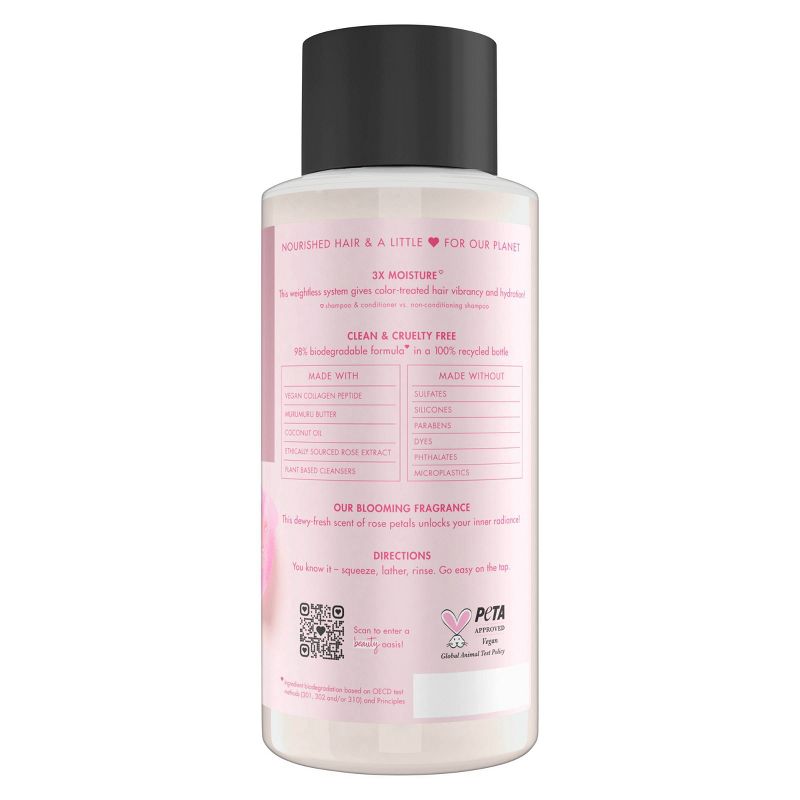 Love Beauty and Planet Sulfate Free Color Shampoo, Murumuru Butter & Rose, 4 of 17
