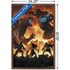 Trends International Justice League vs. Godzilla vs. Kong - Fight Framed Wall Poster Prints - 3 of 4