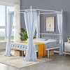 Hub Styler Four-Poster Canopied Bed With Headboard - 3 of 4