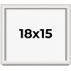 PosterPalooza | Shadow Box 1.5" Depth Silver Picture Frame - UV Acrylic, Backing Board, Hanging Hardware - 2 of 4