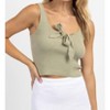 Women's BOW BLISS KNIT RIBBED TANK - PROMESA - 2 of 4