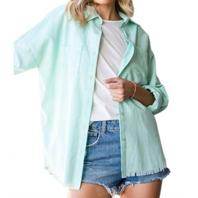 Women's Wo's Linen Shirt - Plus - Lime N Chili