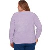 Alfred Dunner Women's Cable Chenille Pullover Sweater - 2 of 4