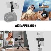 Boersma Metal Phone Tripod Mount with Cold Shoes, Adjustable Phone Clamp Metal Phone Holder Compatible with iPhone 16 15 Pro Max S24 Ultra Camera Cage - 2 of 4