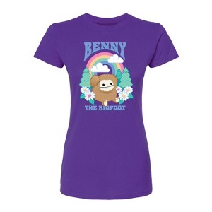 Women's - Squishmallows - Benny The Bigfoot Fitted Graphic T-Shirt - 1 of 1