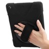 MyBat Rotatable Stand Protector Cover (with Wristband) for Apple iPad 9.7 (2017) (A1822,A1823) / iPad 9.7 (2018) (A1954,A1893) - Black / Black - 3 of 4