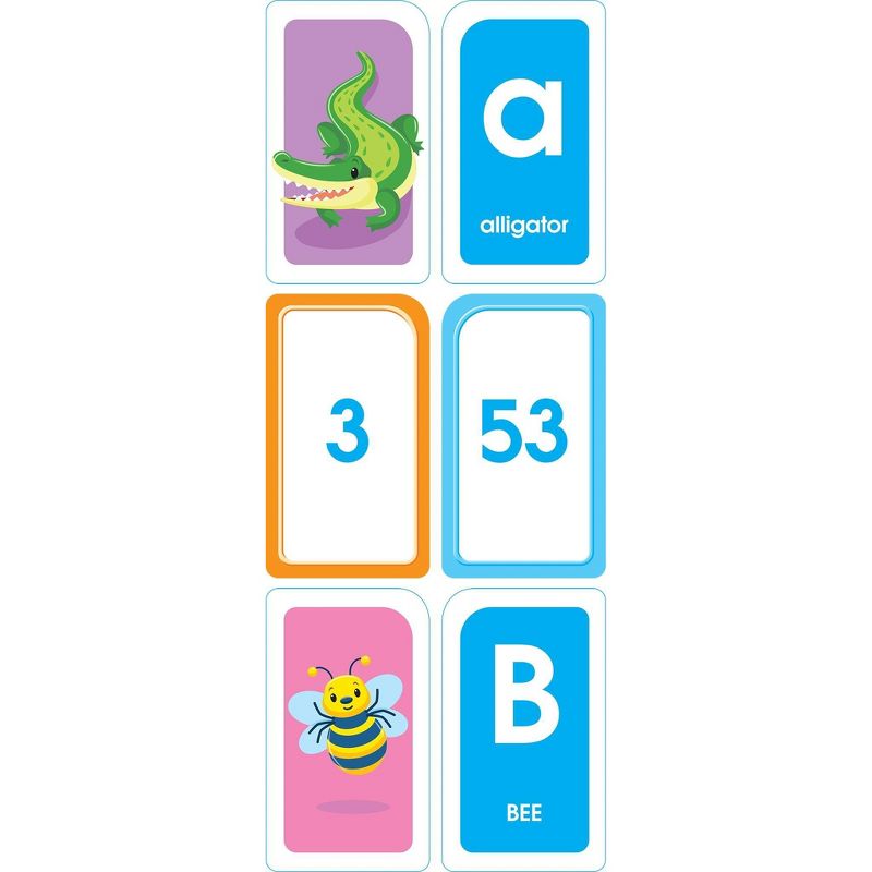 Get Ready Flash Cards Alphabet &#38; Numbers 2pk - Target Exclusive Edition - by School Zone (Paperback), 3 of 6