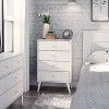 Mid Century Modern 4 Drawer Chest - Prepac - 4 of 4