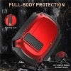 HTUTWOO Compatible With Beats Studio Buds/Buds+ Case Cover 2021/2023, Secure Lock Cool Beats Studio Buds Plus Protective Shell With Keychain - 2 of 4