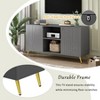 Modern TV Stand for TVs up to 55'',Entertainment Center with Storage, Wood TV Media Console, Sideboard Storage Cabinet for Living Room Bedroom - 4 of 4
