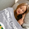 Funny Christmas Birthday Gifts for Mom- Mom is Charging Blanket- New Moms Gifts for Women, Flannel Soft Blanket Throw for Napping Travel. - 4 of 4