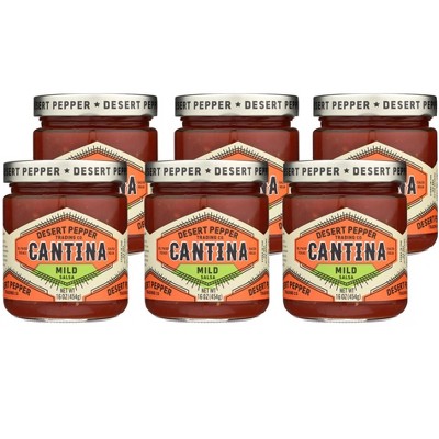 Desert Pepper Trading Company Cantina Mild Salsa Roja - Case of 6/16 oz