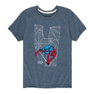 Boys' - Marvel - Spider-man 4Th Birthday Short Sleeve Graphic T-Shirt - 1 of 4
