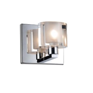 CWI Lighting Tina 1 Light Wall Sconce With Chrome Finish - 1 of 4