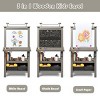 Safstar 3 in 1 Double-Sided Storage Art Easel w/ Paint Cups for Kids Writing Earl Grey - 4 of 4