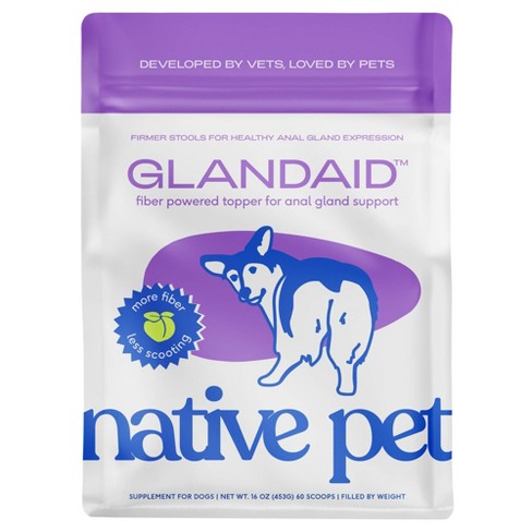 Native Pet Glandaid Anal Gland Supplement With Pumpkin For Dogs