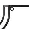 35"x13" Metal Minimalistic Bottle Shaped 6 Bottle Wall Wine Rack with Open Style Frame Black - Olivia & May - 4 of 4