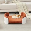 Bencmate Pet Bed Scandinavian Style Cat Couch with Removable Cover Elevated Design for Indoor Cats, Multicolor, 33.46"*20.07"*10.23" - 2 of 4