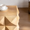 NicBex 31.5 Inch Coffee Table Modern Wooden End Table with Vertical Texture Relief Design for Living Room, Bedroom - 3 of 4