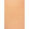 Chevron Modern Concentric Squares Indoor/Outdoor Area Rug - JONATHAN Y - 2 of 4