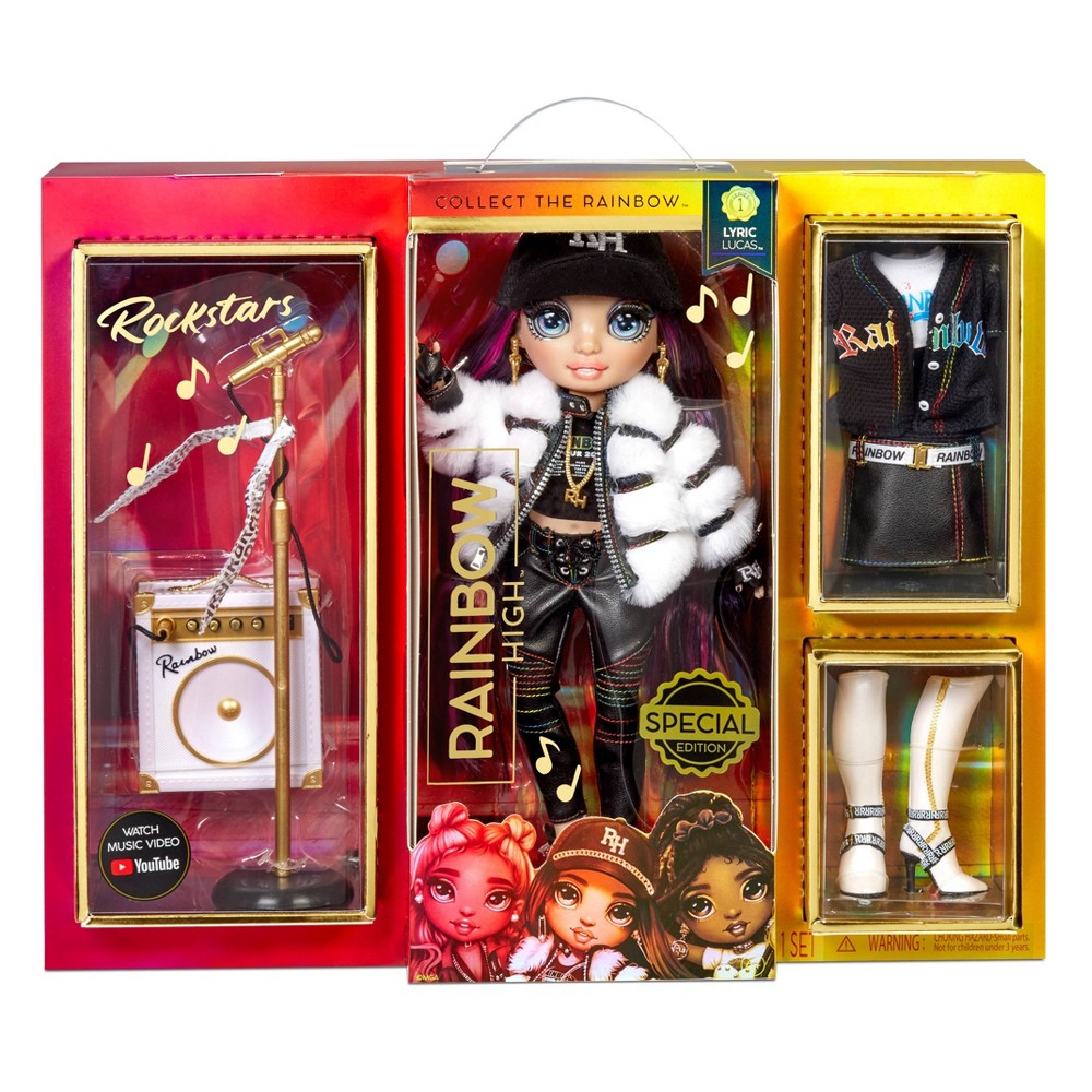 Rainbow High Rockstar Lyric Lucas Fashion Doll