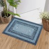 Area Rug Braided Printed Rugs for Living Room Bedroom Farmhouse Bordered Rug - 2 of 4
