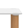 GlasFlength Living Room Modern Minimalist End Tables, Stylish and Fashion, Space Saving for Small Homes Spaces, White,15.75”*19.37”*15.75" - 3 of 4