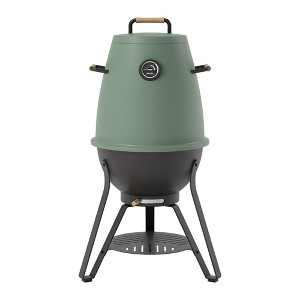 Kandu Outdoor Vertical Cooking Charcoal Oven Grill, Jungle Green - 1 of 4