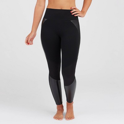 ASSETS by SPANX Women's Moto Leggings - Black XL