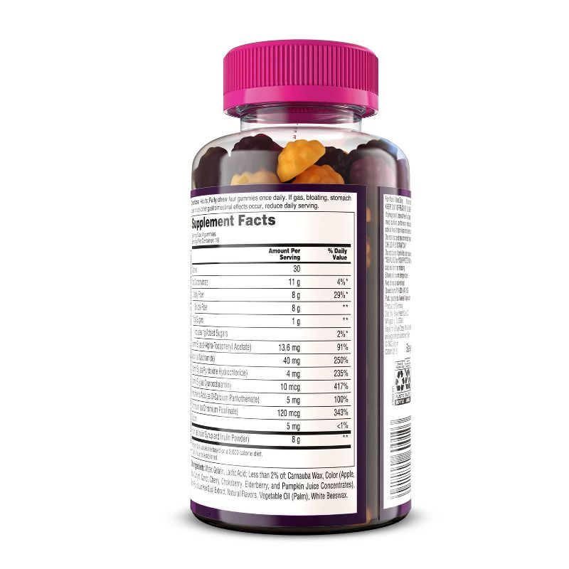 MiraLAX: MiraFIBER Gummies - 8g Prebiotic Fiber and Metabolism Support - 72ct, 2 of 10