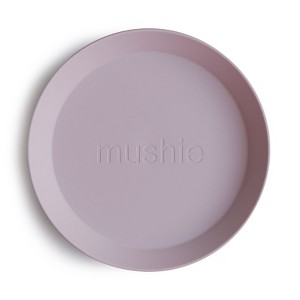 Mushie Round Dinnerware Plates, Set of 2 - 1 of 4