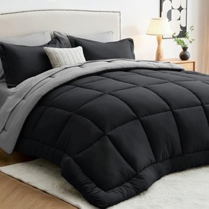 BAGOKIE Comforter Set 5/7 Pieces Reversible Bed in a Bag - 1 of 4