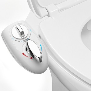 SUGIFT Bidet Attachment for Toilet, Dual Nozzles with Adjustable Water Pressure & Temperature for Feminine & Rear Wash - 1 of 4