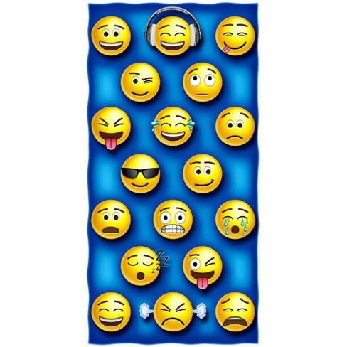 Dawhud Direct 30" x 60" Emoji Beach Towel - image 1 of 4